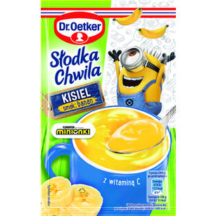 Dr.Oetker Słodka Chwila Minionki Kisiel Smak Banan 29G