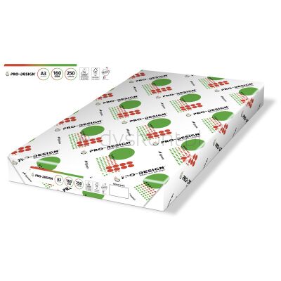 Pro-Design Fsc Papier Kserosatynowany, Klasa A++, A3, 168Cie, 160Gsm, 250 Ark. 