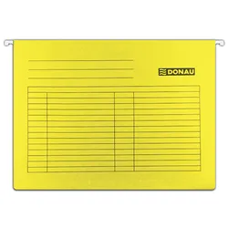 Teczka Zawieszkowa Donau, A4, 230Gsm, Żółta