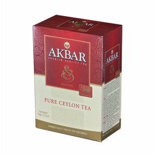 Akbar Herbata Pure Ceylon Czarna Liściasta 100 G