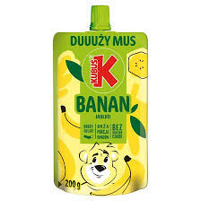 Kubuś Mus Banan Jabłko 200G