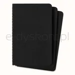 Moleskine Zestaw 3 Zeszytów Cahier Journals P (9x14cm) gładki, 64 strony, czarny  - 2
