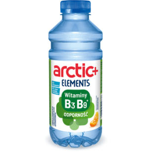 Arctic+ Elements Witaminy B3 B9 Odporność Napój Niegazowany O Smaku Mandarynki 600 Ml