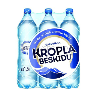 Kropla Beskidu Woda gazowana 1,5l SK