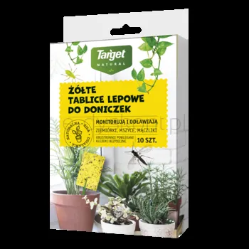 Żółte Tablice Lepowe Do Doniczek Do Kwiatów Domowych I Balkonowych 10 Szt Target