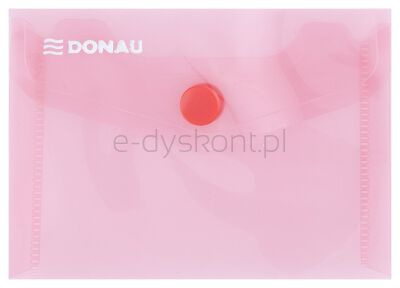 Donau Teczka Kopertowa Zatrzask, Pp, A7, 180Mikr., Czerwona