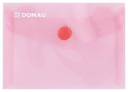 Donau Teczka Kopertowa Zatrzask, Pp, A7, 180Mikr., Czerwona