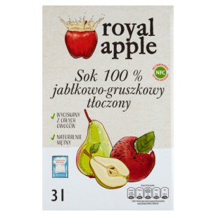 Royal Apple Sok Jabłko-Gruszka 3L