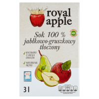 Royal Apple Sok Jabłkowo - Gruszkowy 3L Nfc Pasteryzowany