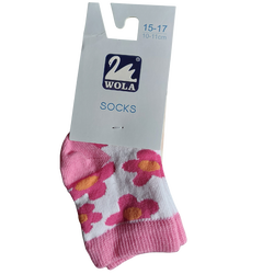 Skarpety Dziecięce 15-17 Kwiatki(różne kolory)
