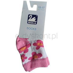 Skarpety Dziecięce 15-17 Kwiatki(różne kolory)