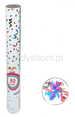 Tuba konfetti Part Go, 60cm, 12 szt,mix kolorów