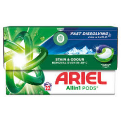 Ariel Allin1 Pods Kapsułki Do Prania Mountain Spring 22 Prania
