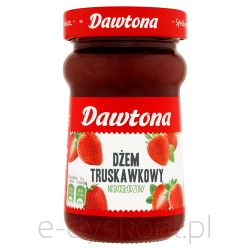 Dawtona Dżem Truskawkowy Niskosłodzony 280G 