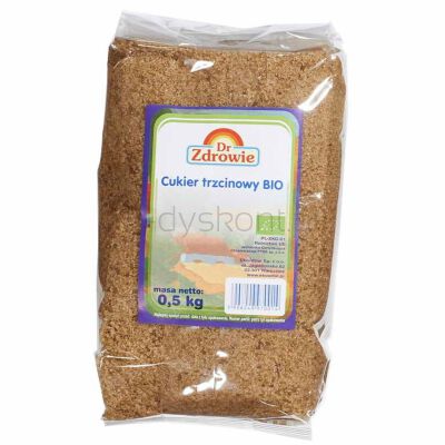 Dr Zdrowie Cukier Trzcinowy Bio 500 G