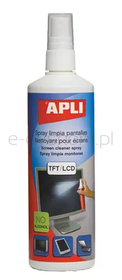 Spray do czyszczenia ekranów TFT/LCD APLI, 250ml