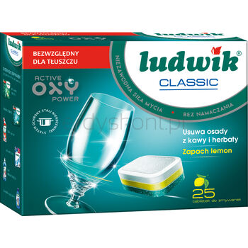 Ludwik Tabletki Do Zmywarek Classic P-Free 25 Szt.