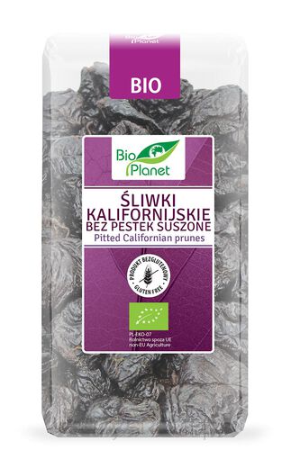 Śliwki Kalifornijskie Suszone Bezglutenowe Bio 400 G - Bio Planet [BIO]