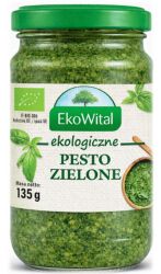 Ekowital Pesto zielone z bazylii BIO 135 g