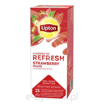 Lipton Herbata Classic Strawberry 25 Kopert X 1.6G (Truskawka)