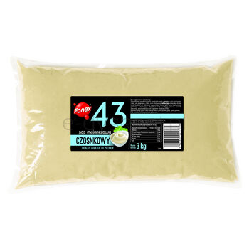 Fanex Sos majonezowy czosnkowy 3 kg