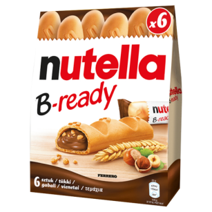 Nutella B-Ready Wafelek Z Orzechami Laskowymi I Kakao Oraz Chrupkami 6 X 22 G