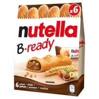 Nutella B-Ready, Wafelek Z Kremem, 6Szt, 132G