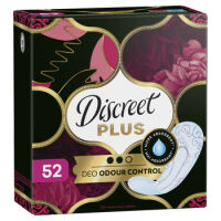 Discreet Wkładki Higieniczne Protective Odour Control Plus 52 szt.