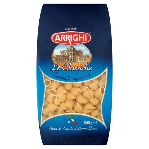 Arrighi Makaron Małe Muszelki 500 G.