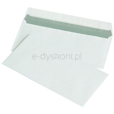 Office Products Koperty Z Taśmą Silikonową Hk, Dl, 110X220Mm, 80Gsm, 1000Szt., Białe