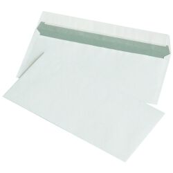 Office Products Koperty Z Taśmą Silikonową Hk, Dl, 110X220Mm, 80Gsm, 1000Szt., Białe