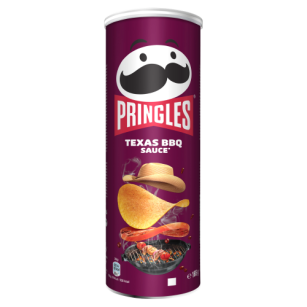 Pringles Texas Barbeque Tuba 165G- Chrupki O Smaku Teksańskiego Sosu Barbecue