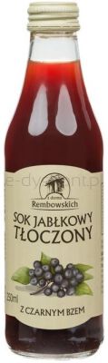 Rembowscy Sok Jabłkowy Tłoczony Z Owocem Czarnego Bzu 250 Ml