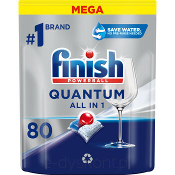 Finish Kapsułki Do Zmywarki Quantum All-In-1 80 Fresh