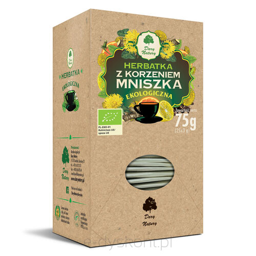 Herbatka Z Korzeniem Mniszka Bio (25 X 3 G) 75 G - Dary Natury [BIO]