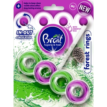 Brait Kostka Do Wc Rings Forest 40G 