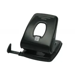 Sax Dziurkacz 518, dziurkuje do 40 kartek, czarny