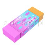 Keyroad Gumka Do Ścierania pastel, tęczowa, 50x19x10 mm, display, mix kolorów - 3