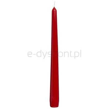 Świeca szpica 245/24 1 szt. czerwona
