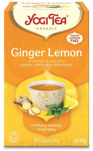 Herbatka Imbirowo - Cytrynowa (Ginger Lemon) Bio (17 X 1,8 G) 30,6 G - Yogi Tea [BIO]