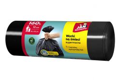 Jan Niezbędny Worki na śmieci LDPE, 160l, 10szt., czarne
