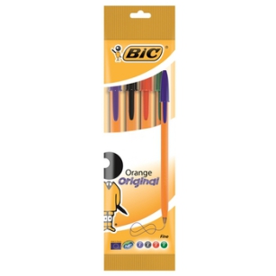 BIC Orange® Original długopis miks kolorów pouch 4 szt.