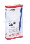 Office Products Długopis automatyczny żelowy  gr. linii 0,25mm, dł. linii 1200m, niebieski - 4