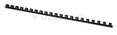 Grzbiety do bindowania OFFICE PRODUCTS, A4, 10mm (65 kartek), 100 szt., czarne