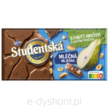 Studentska Czekolada Mleczna Gruszka 170G