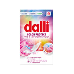 DALLI COLOR PROTECT – Chusteczki do prania wyłapujące kolor i brud 20 szt.