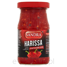 Sandra Pasta Z Ostrej Papryki Chilli (Harissa) 185 G