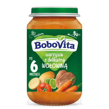 Bobovita Warzywa/Wołowina 190G