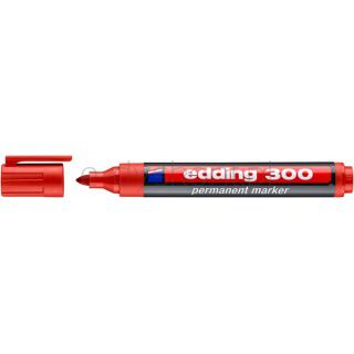 Edding Marker permanentny A8 e-300 czerwony