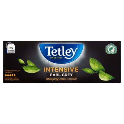 Tetley Herbata Intensive Earl Grey 25 Torebek X 2G